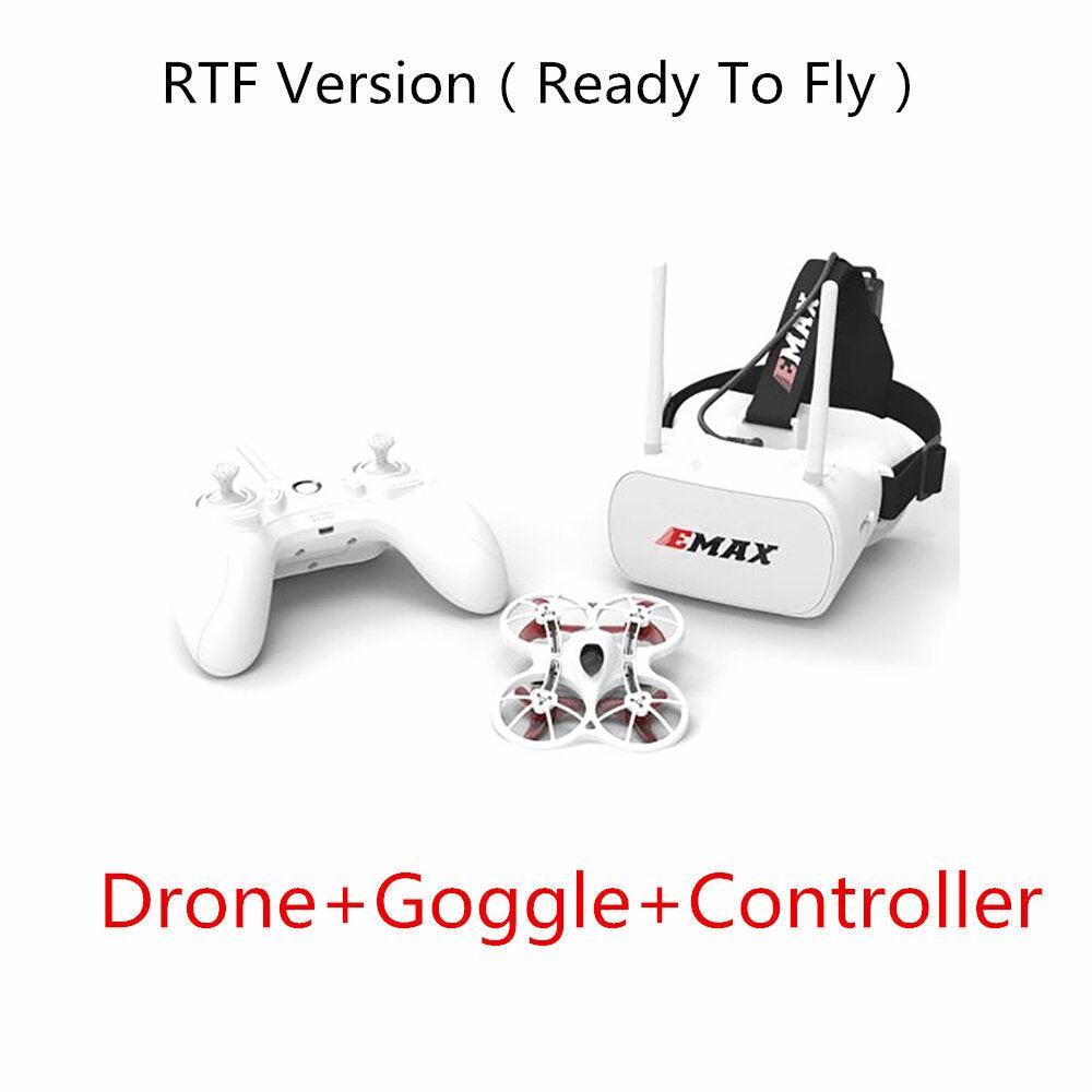 Emax Tinyhawk Indoor FPV Racing Drone BNF RTF F4 4in1 3A 15000KV 37CH 25mW 600TVL VTX 1S - Trendha
