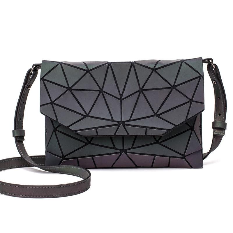Luminous geometric crossbody bag - Trendha
