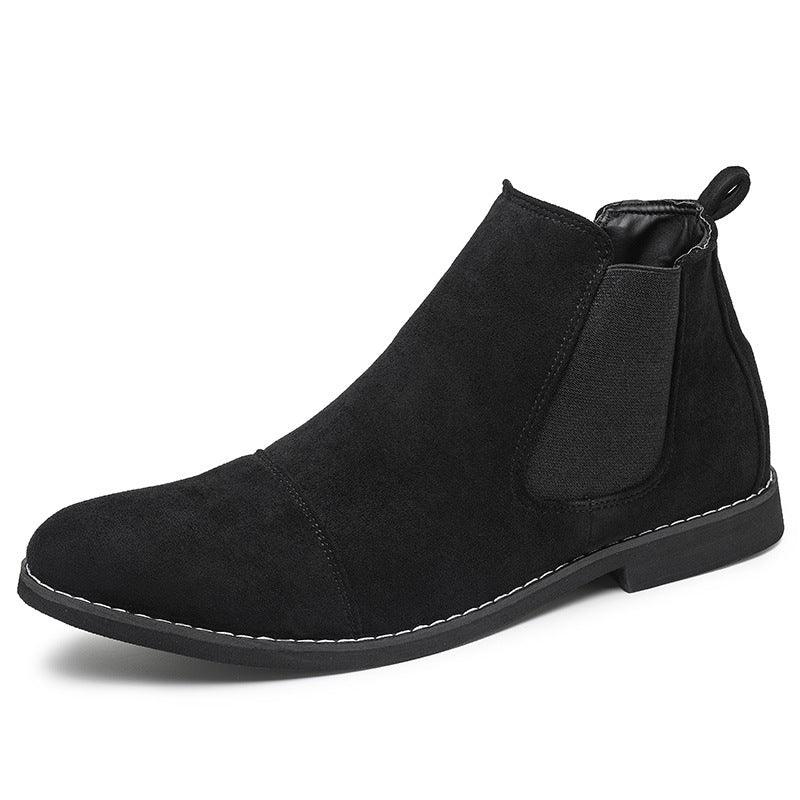High-top casual plus size men's shoes Martin boots - Trendha