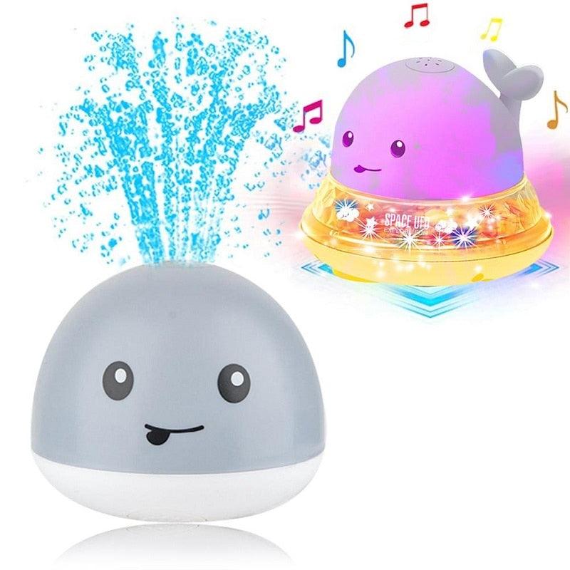 New Baby Bathroom Bath Electric Induction Whale Spray Small Toy - Trendha