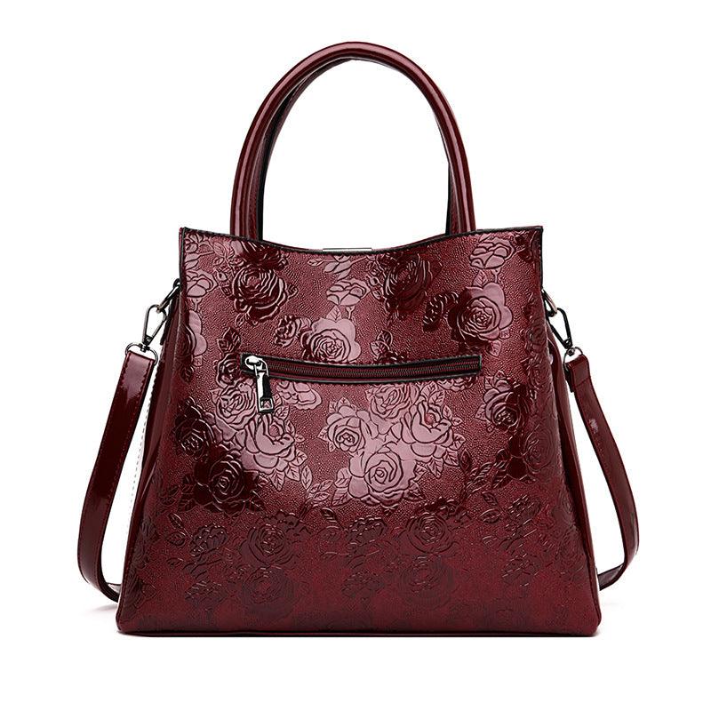 PU Bucket Handbag and Pouch Set