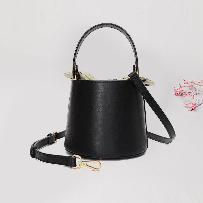 Leather bucket bag tote - Trendha