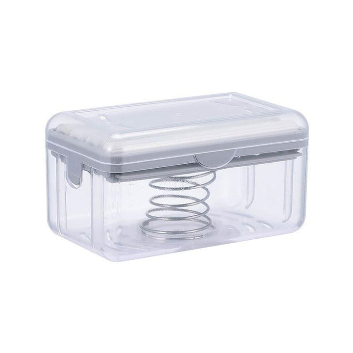 New Usage Roller Type Soap Dish Holder For Bathroom Toliet Soap Box Plastic Storage Container With Drain Water Bathroom Gadgets - Trendha