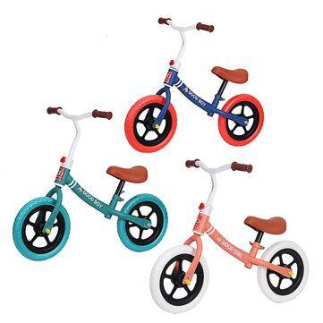 Kids No Pedal Adjustable Balance Bike Children Toddler Walker Bicycle Balance Training for Aged 2-7 Boys and Girls Gifts - Trendha