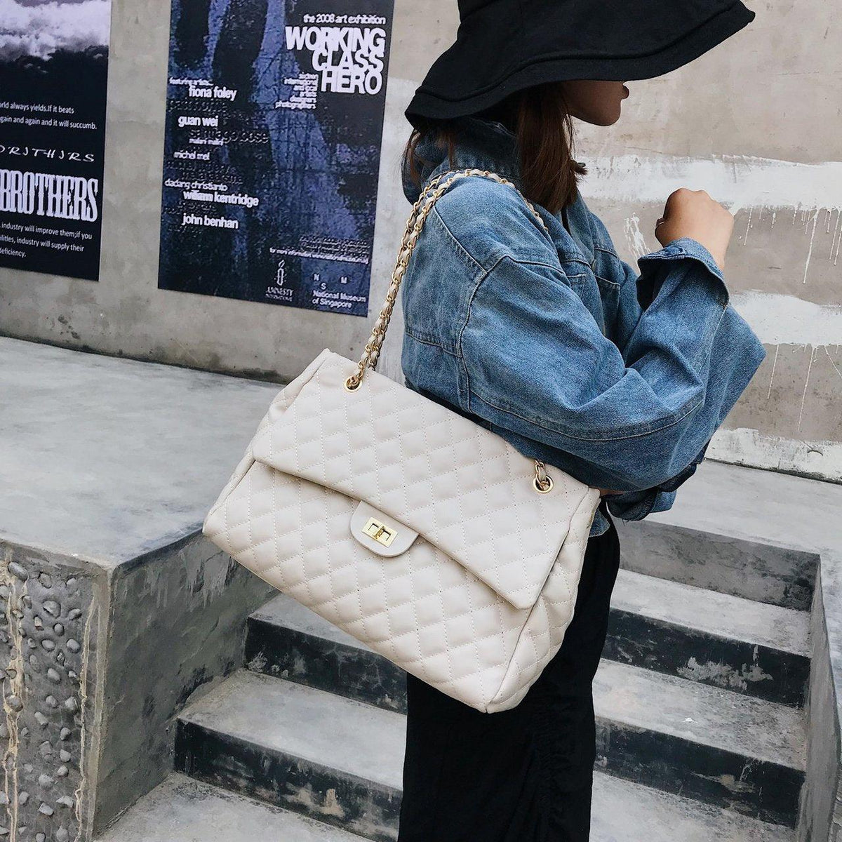 Wind chain shoulder crossbody bag - Trendha