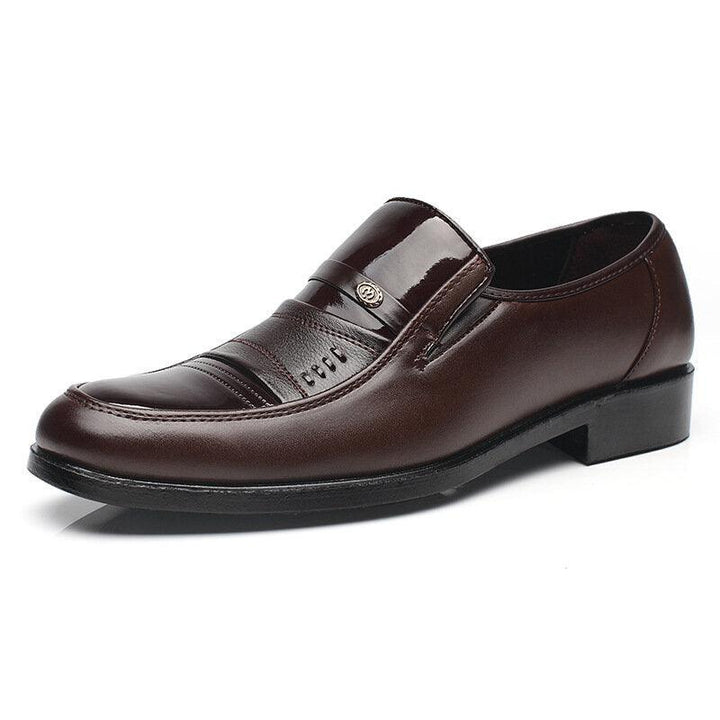 Men's Casual Office Formal Work Oxfords Leather Shoes Round Toe Business Dress - Trendha