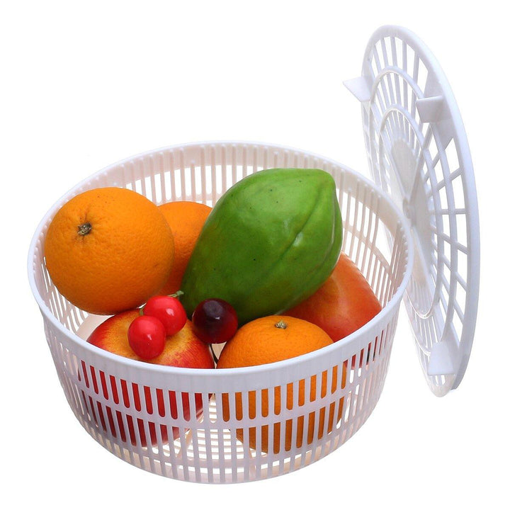 Portable Vegetable Spin Dryer Dehydrator Household Drainer Salad Spinner for Kitchen Drying Tool - Trendha