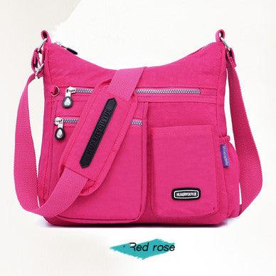 Women's Messenger Bag Cloth Bag Water Repellent Female Middle-Aged Fashionable Nylon Cloth