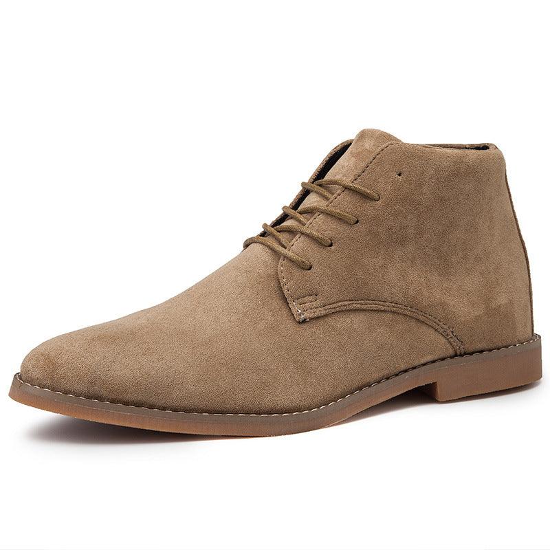 Trendy Men's Boots | British Style Pointed Toe Leather Boots for Men - Trendha