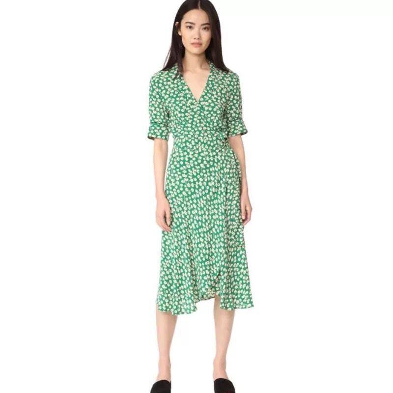 Ladies Temperament French Summer Floral Dress - Trendha