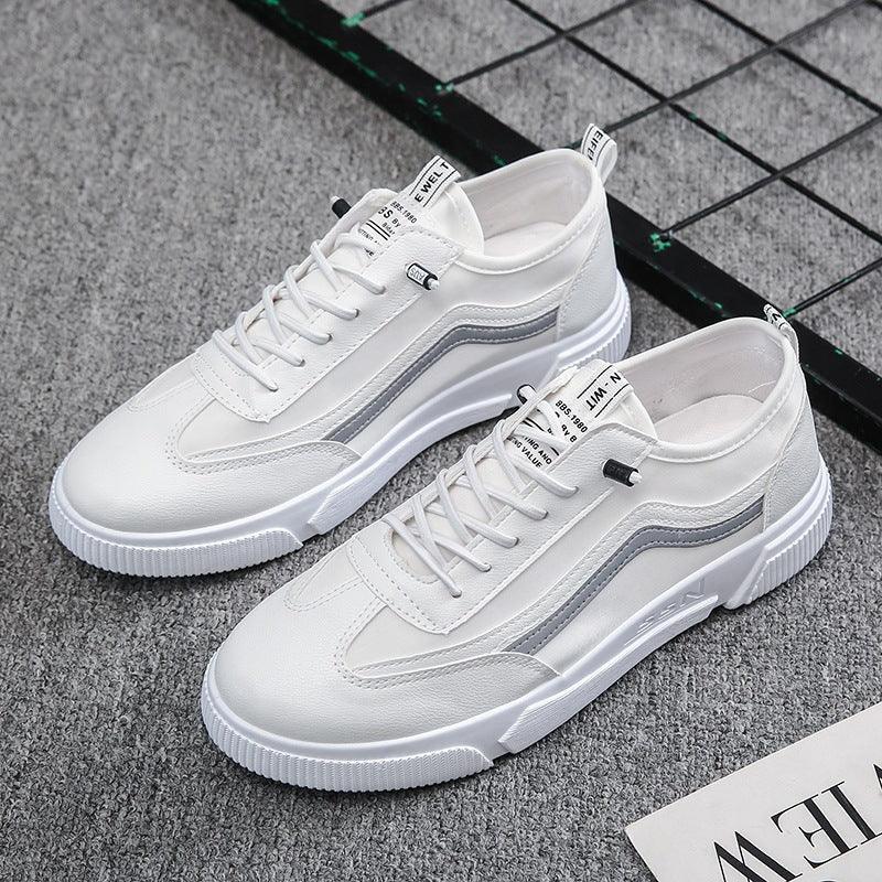 Korean Style All-Match Sneakers Low-Top Breathable Casual Shoes - Trendha