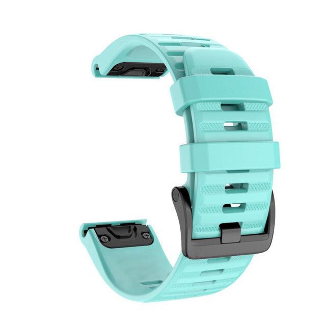 For Garmin Fenix 6X 6 Pro 3HR 5 5X Quick Fit Silicone Watch Band Strap 26MM 22MM - Trendha
