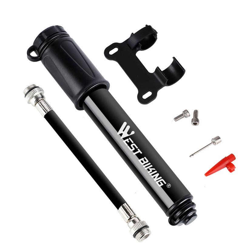 High Pressure Bicycle Basketball Inflator Mini Portable Small With Hose - Trendha