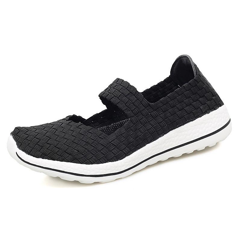 Hollow Outdoor Sports And Leisure Walking Women's Shoes Mesh Breathable Soft Sole - Trendha