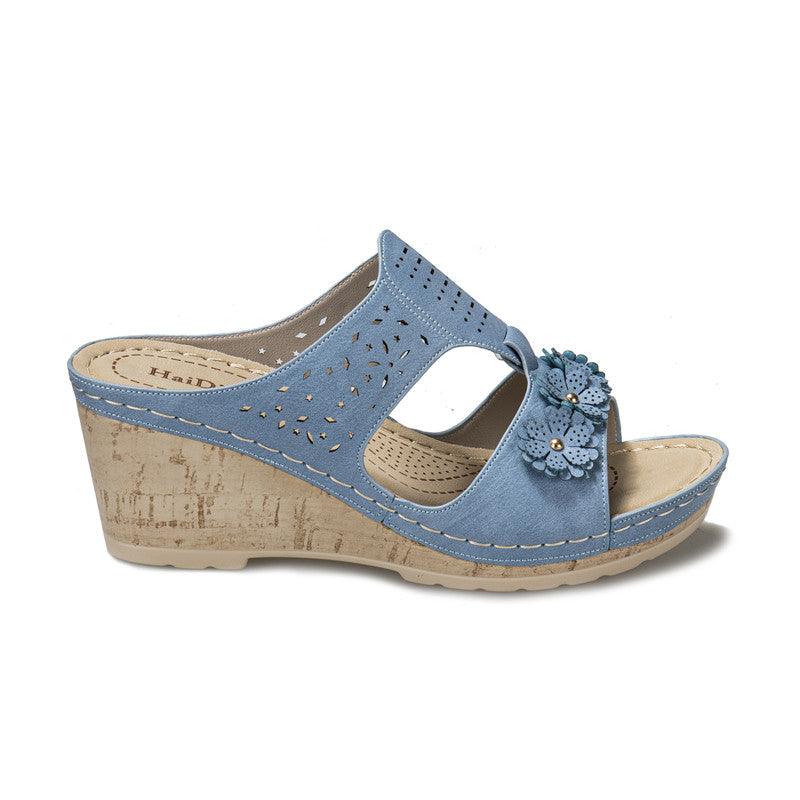 Sandals Women's Car Line Mother Shoes Sandals Wedge Slippers - Trendha