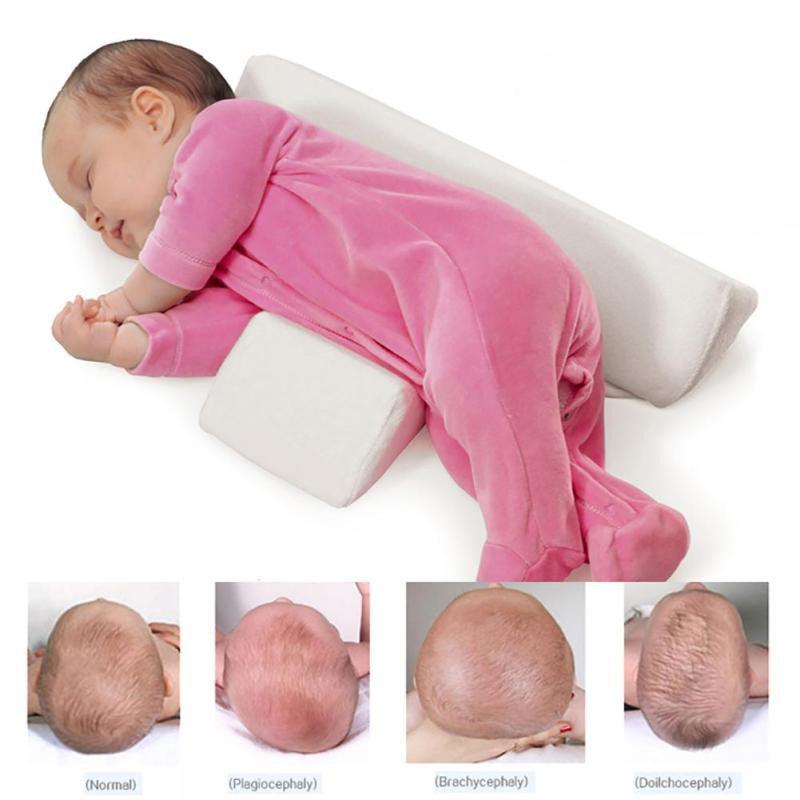 Newborn Baby Shaping Pillow for Anti-Rollover Side Sleeping with Triangle Design - Trendha