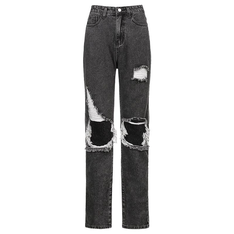 Fashion Jeans With Irregular Pockets - Trendha