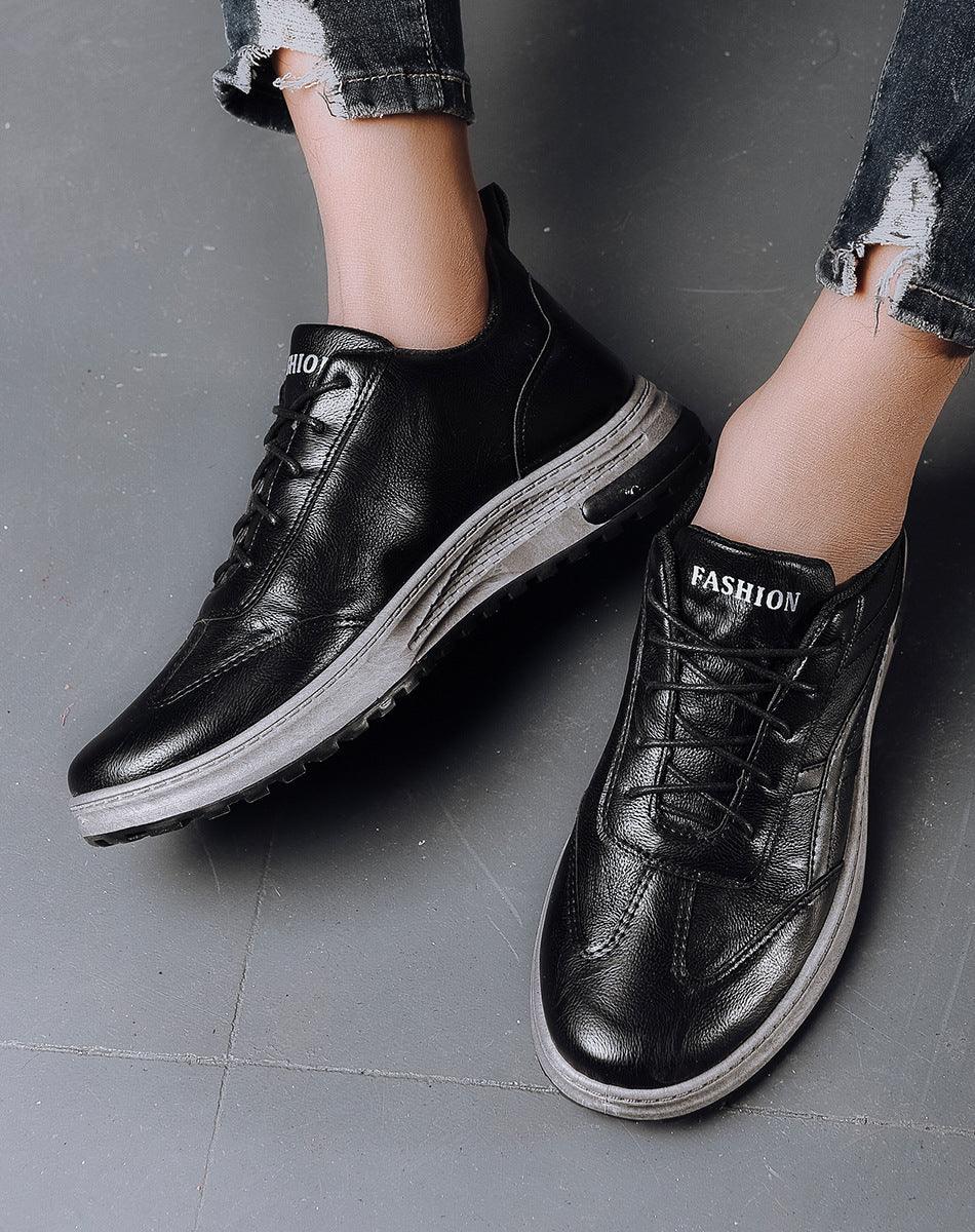 Men’s Artificial-PU Low-Top Casual Shoes