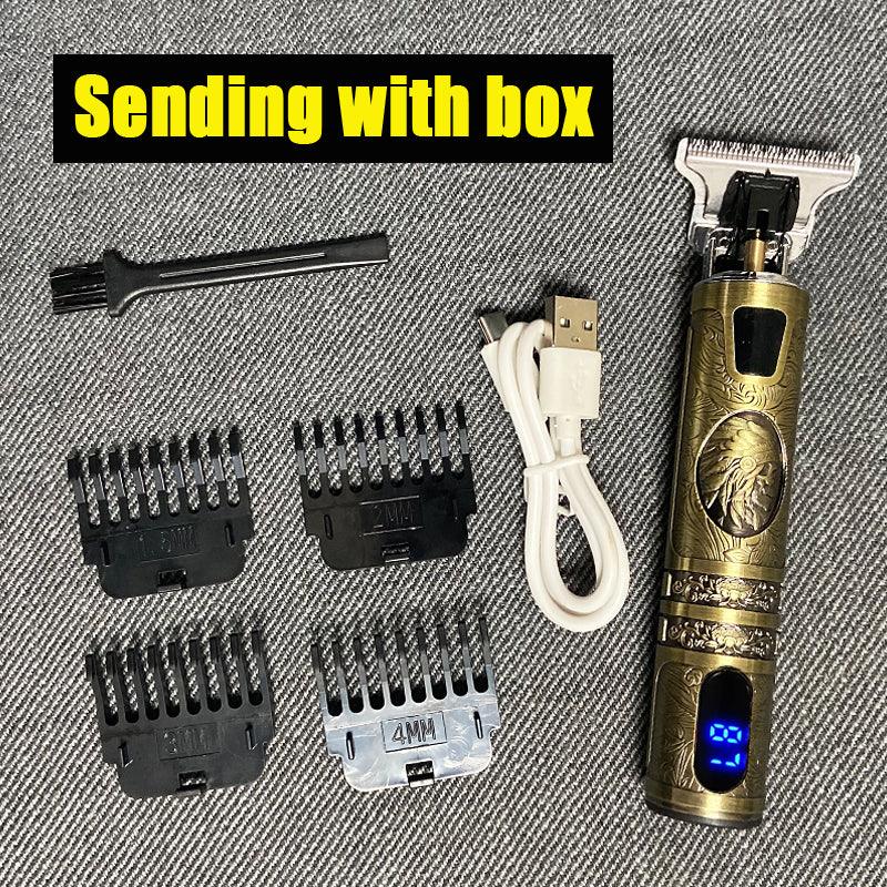 Rechargeable Retro-Style Hair Clipper