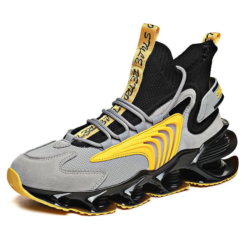 Men's Breathable Blade Running Shoes - Spring New Personality Trend with Color Matching Casual Design - Trendha