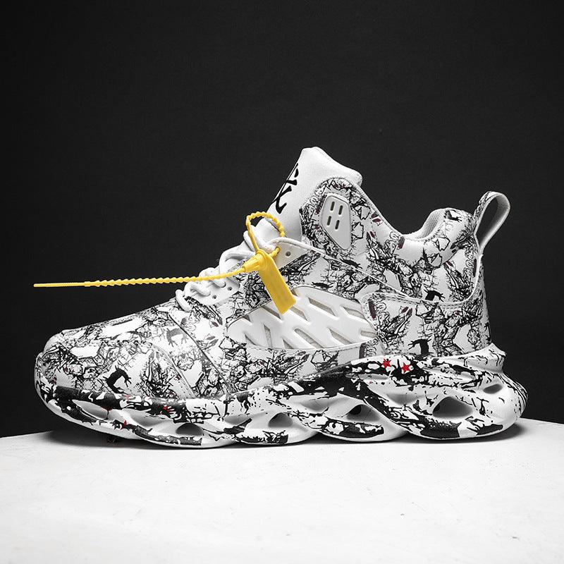 Cross-Border Foreign Trade Winter Men'S Shoes Sports Leisure Old Shoes High-Top Basketball Shoes Student Running Shoes Travel Shoes Large Size - Trendha