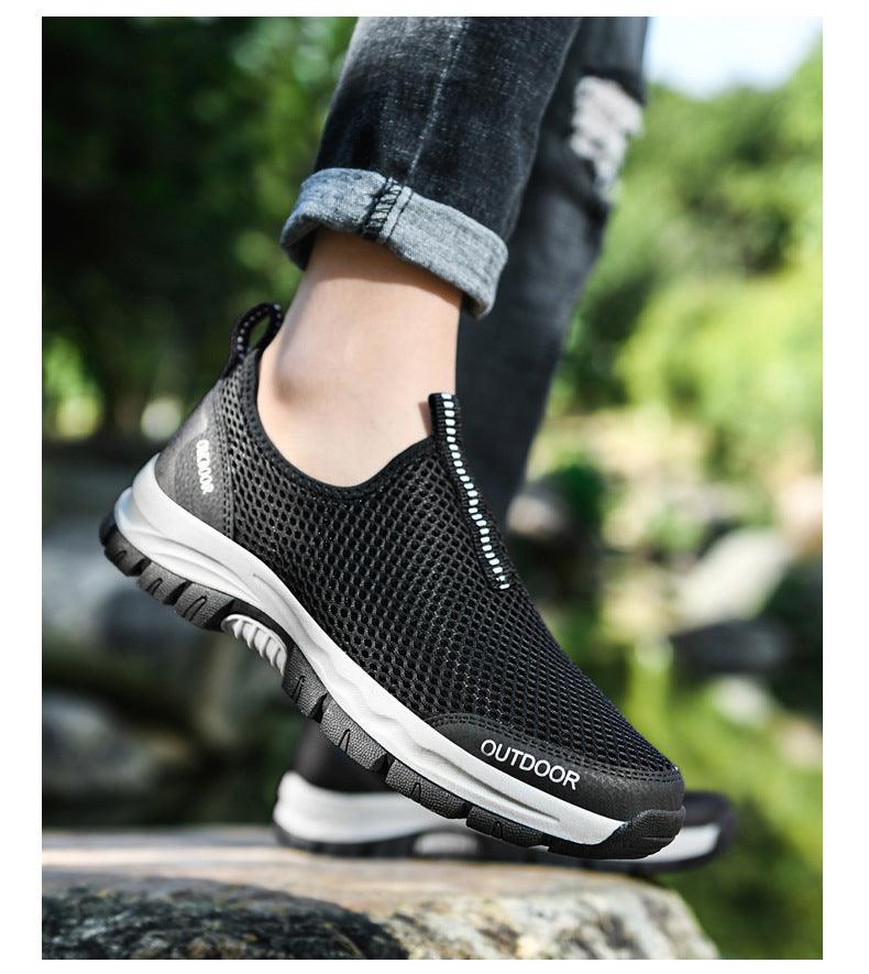 Breathable Hollow Fashion Slip-on Lazy Shoes - Trendha
