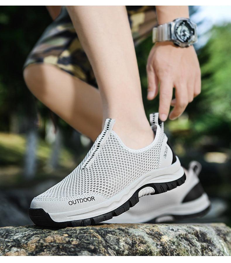 Breathable Hollow Fashion Slip-on Lazy Shoes - Trendha