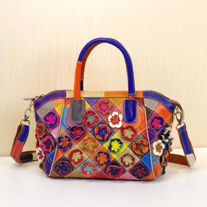 Genuine Leather Cowhide Fashion New Handbag Messenger Female Bag - Trendha