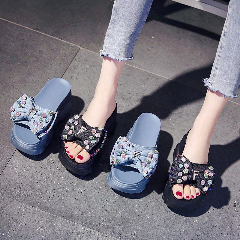 Women's 8cm Wedge Slippers New Summer Fashion - Trendha