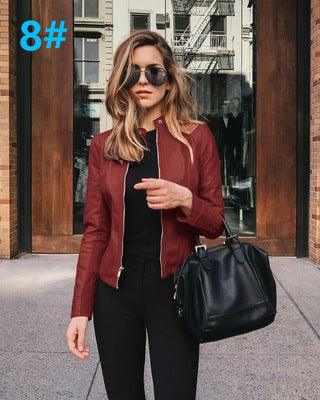 Women's PU Leather Jacket - Great for Casual or Formal Occasions - Trendha