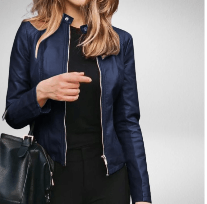 Women's PU Leather Jacket - Great for Casual or Formal Occasions - Trendha