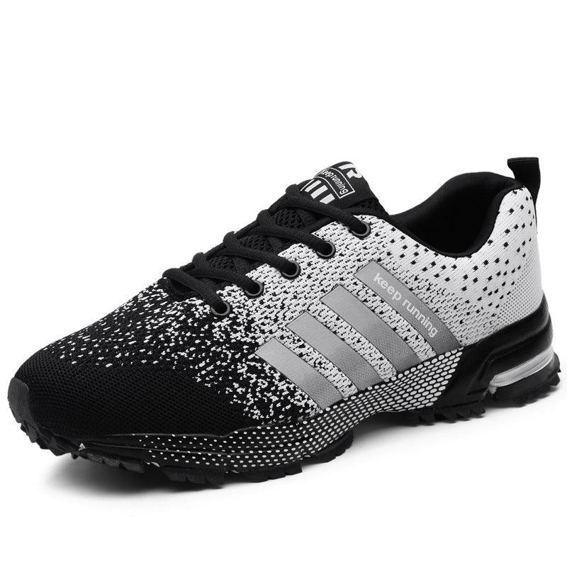 Couple Sneakers Flying Woven Mesh Men'S Running Shoes