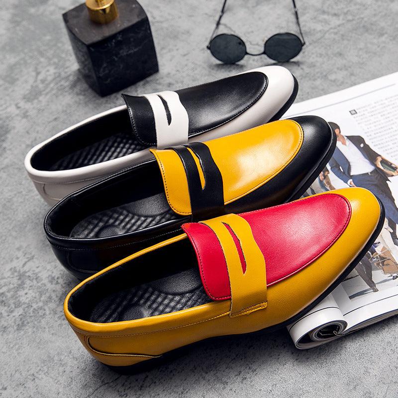 Men's Two-Tone Microfibre Dress Shoes