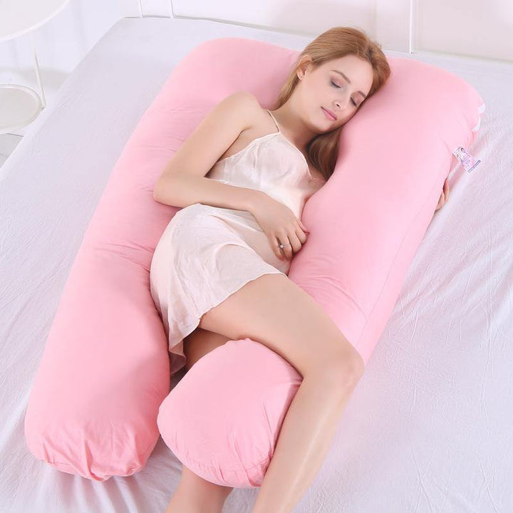 Pure Cotton Pure Color Maternity Pillow U Type - Trendha