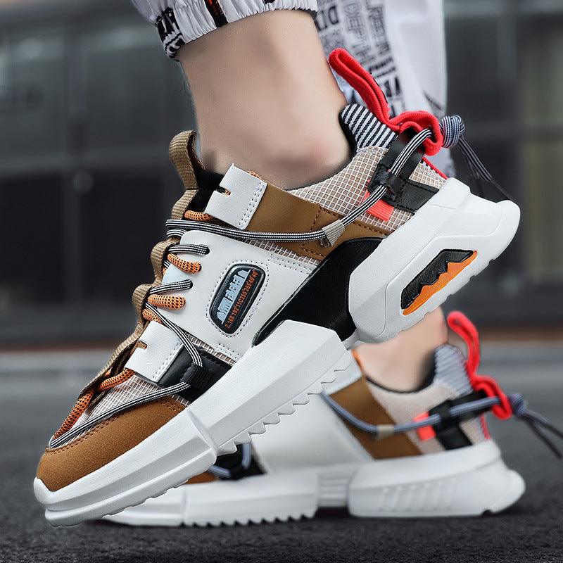 Retro Casual Shoes Fashion Trend Sports Shoes Light, Comfortable And Breathable Men's Shoes