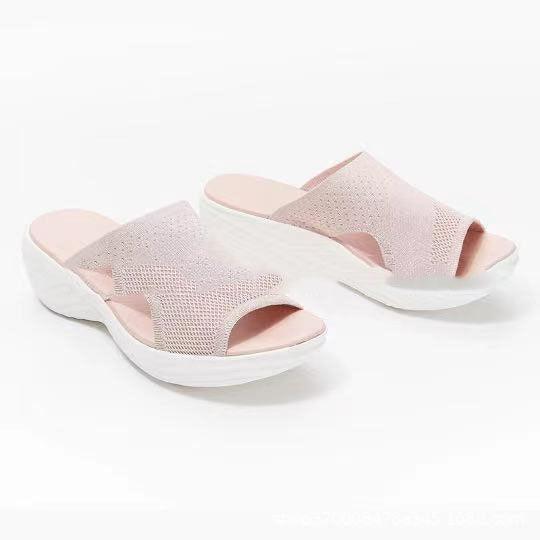 Plus Size Women's Shoes Summer 2021 Comfort Casual Sport Sandals Women Beach Wedge Sandals - Trendha