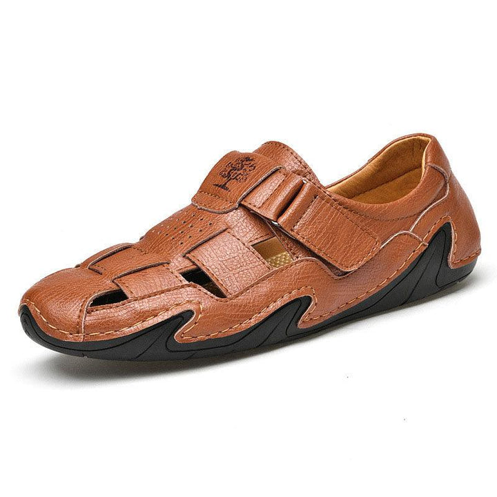 Men's Genuine Leather Sandals - Trendha