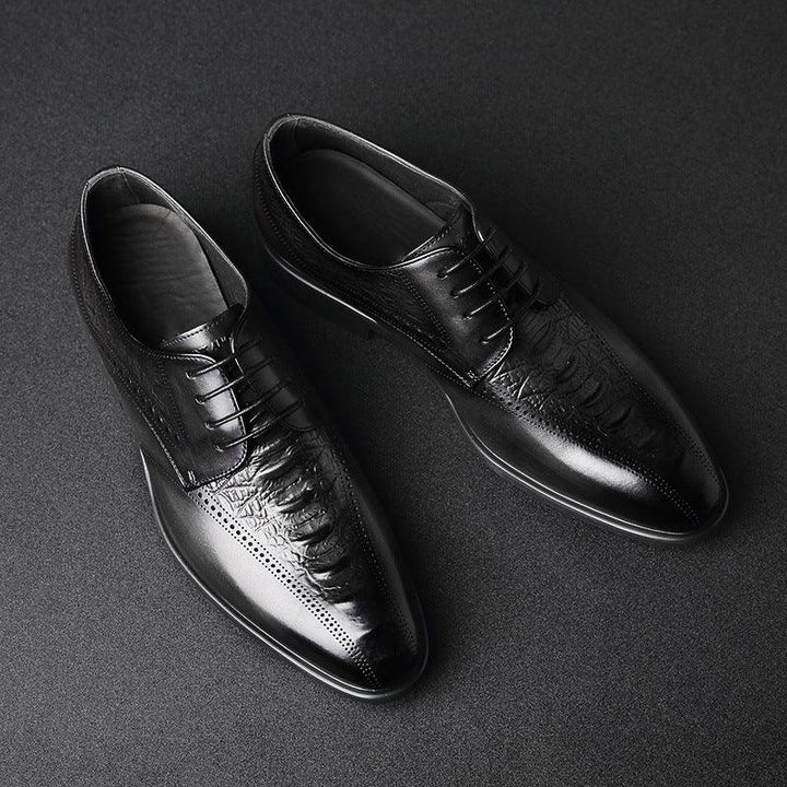 Autumn New Style Carved Hollow Business Dress Shoes Men - Trendha