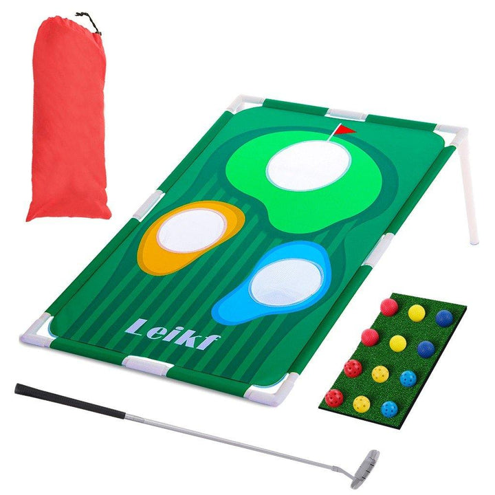 Leikf Backyard Golf Cornhole Game With Golf Set For All Ages & Abilities - Trendha