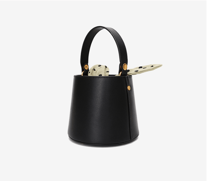 Leather bucket bag tote - Trendha