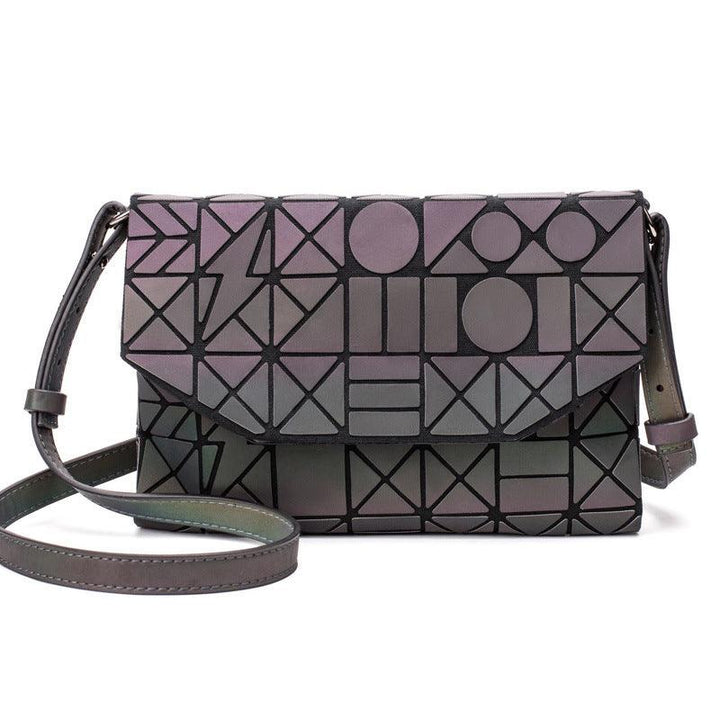 Luminous geometric crossbody bag - Trendha