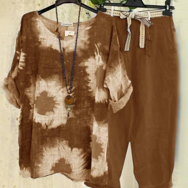 Women's Fashion Casual Set Two-piece Suit - Trendha