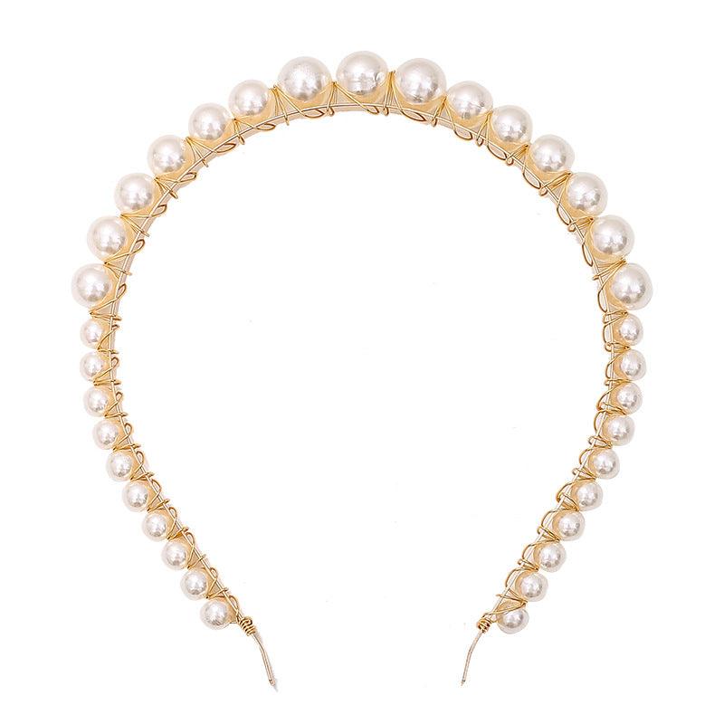 Thin pearl headband - Trendha