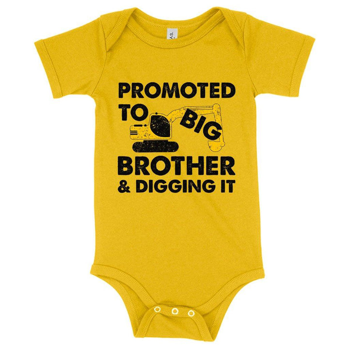 Baby Jersey Promoted to Big Brother Onesie - Big Brother Onesie Announcement - Pregnancy Announcement Onesies - Trendha