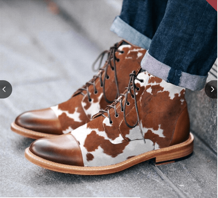 Spring Low Heel Front Lace Up Low Tube Martin Boots Men's Shoes - Trendha
