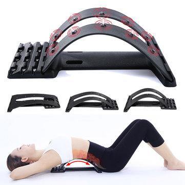 KALOAD Enhanced Edition Back Massage Stretcher Back Support Sport Fitness Cervical Lumbar Vertebrae Correction - Trendha
