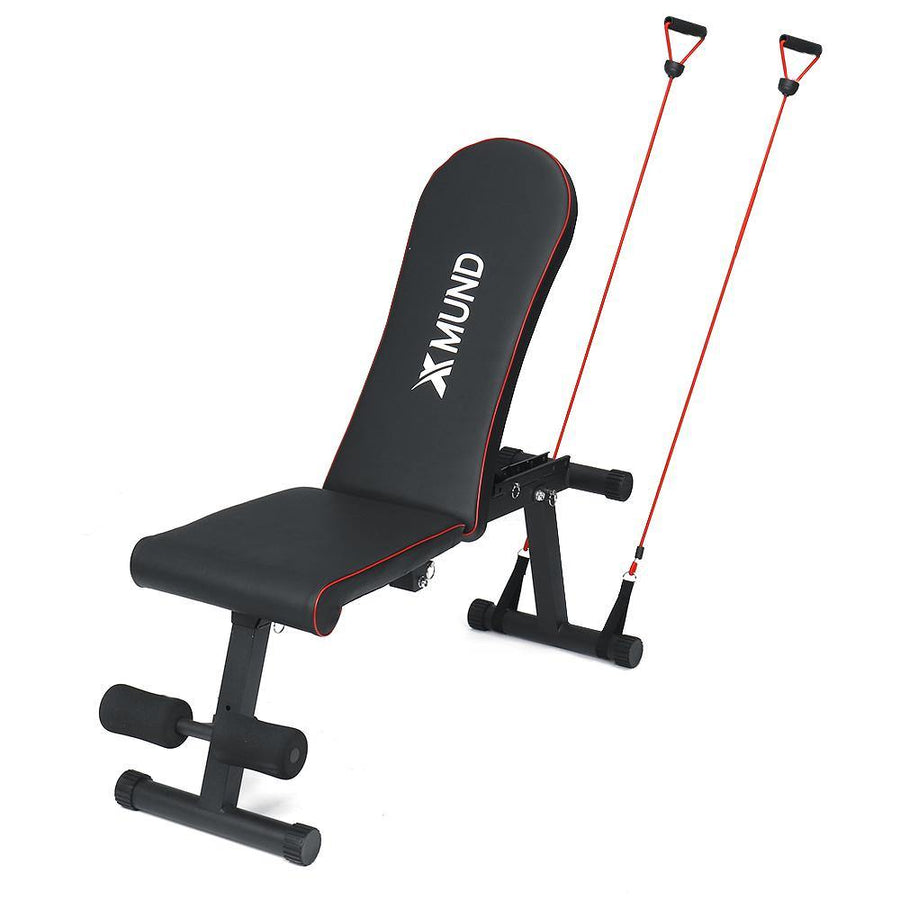 XMUND XD-WB1 Sit Up Benches Multifunction Adjustable Dumbbell Stool Abdominal Training Board Weight Bench Set Home Gym Fitness Equipment - Trendha