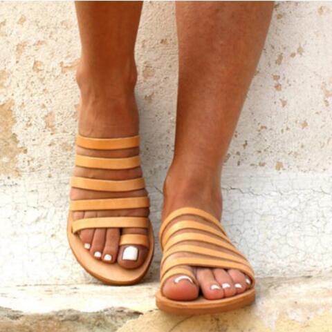Beach flat sandals - Trendha
