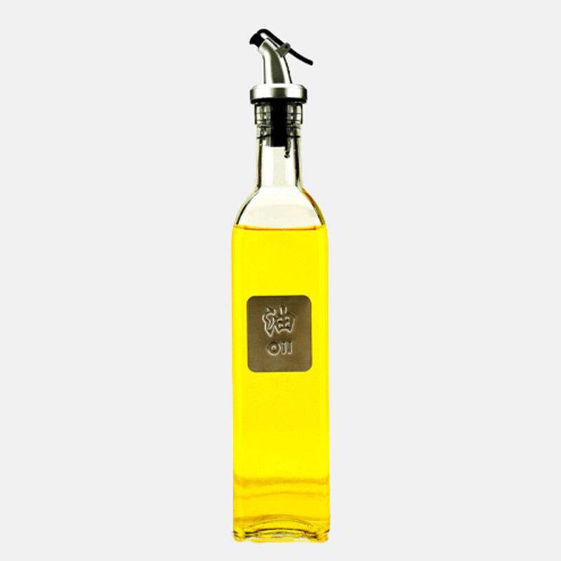 1Pc Glass Sauce Vinegar Oil Bottle Oil Dispenser Container Gravy Boats Condiment Seasoning Bottle Olive Oil Dispenser Kitchen - Trendha