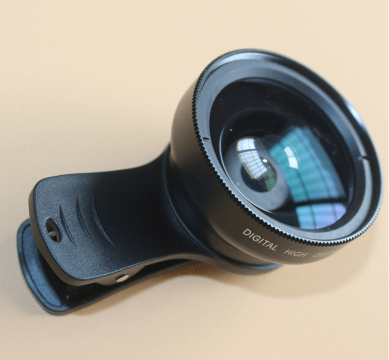 Phone Lens kit 0.45x Super Wide Angle & 12.5x Super Macro Lens HD Camera Lentes - Trendha